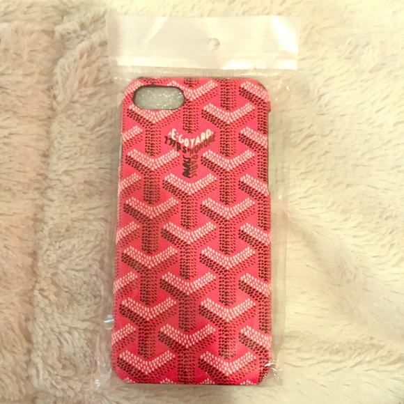 pink goyard iphone case